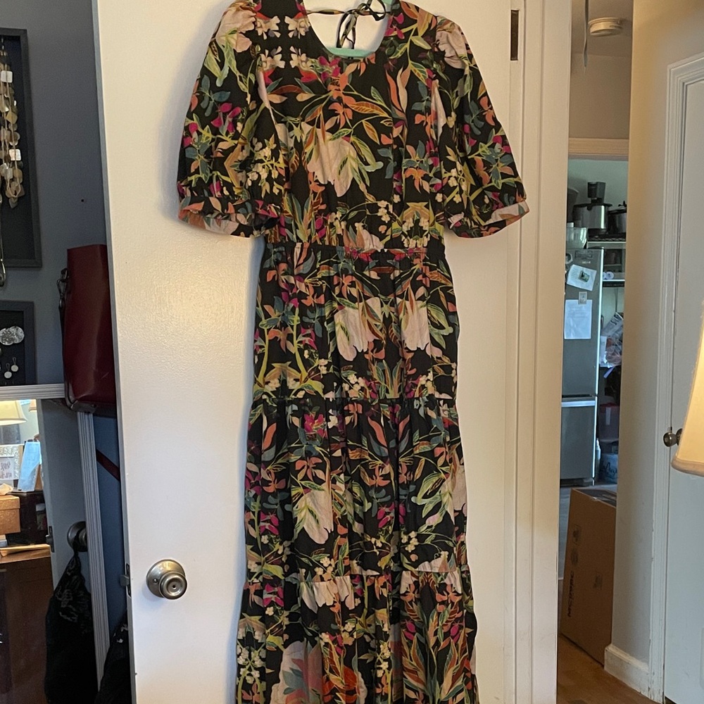 SUMMER CLOSE OUT SALE! Vibrant Anthropologie Floral Maxi Dress